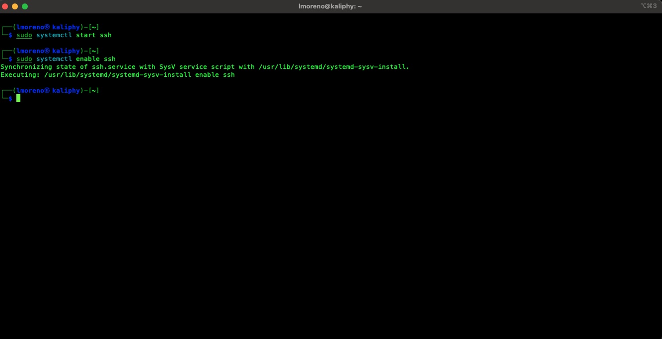 Como Habilitar SSH en Kali