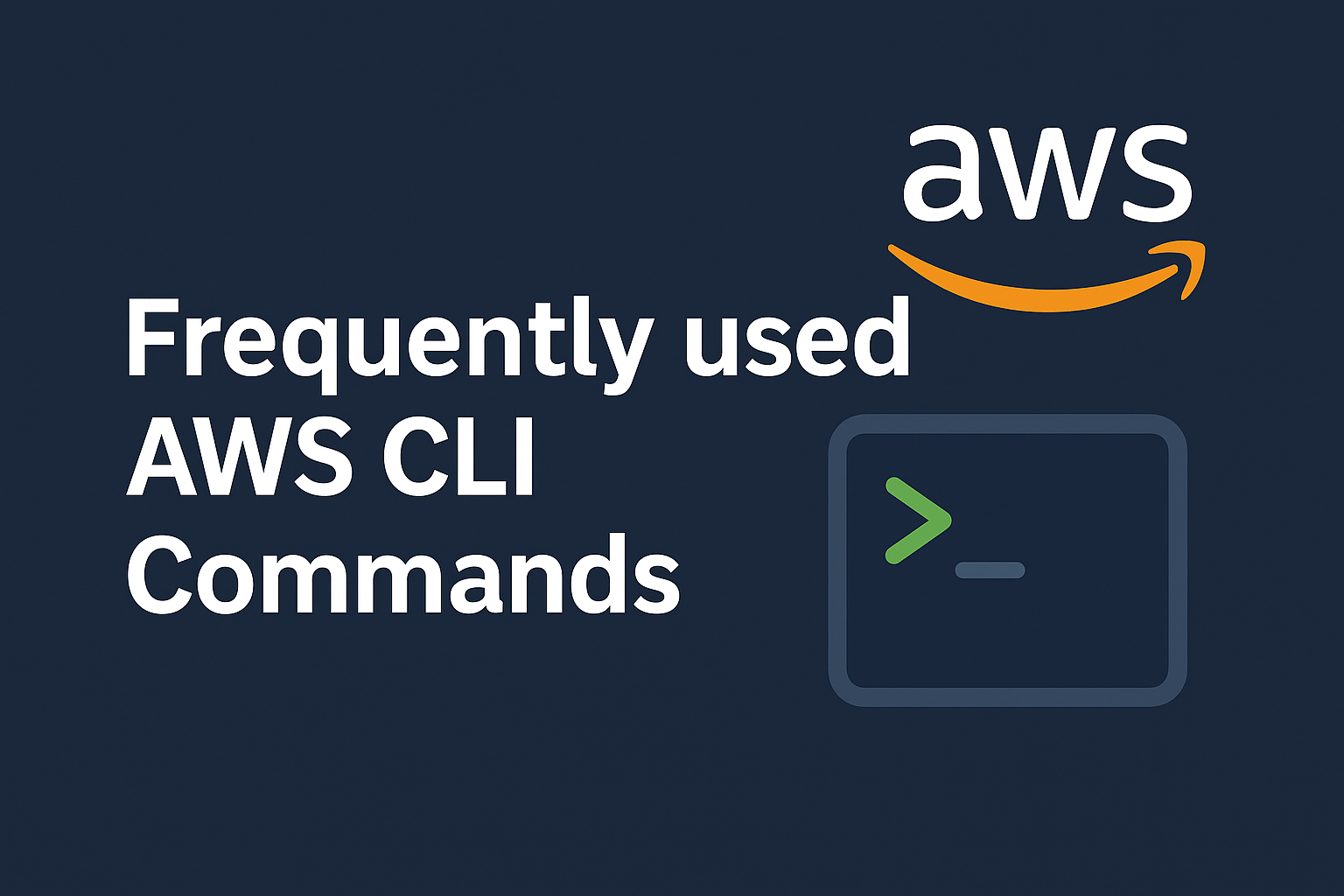 Frecuently Used Aws Cli Commands